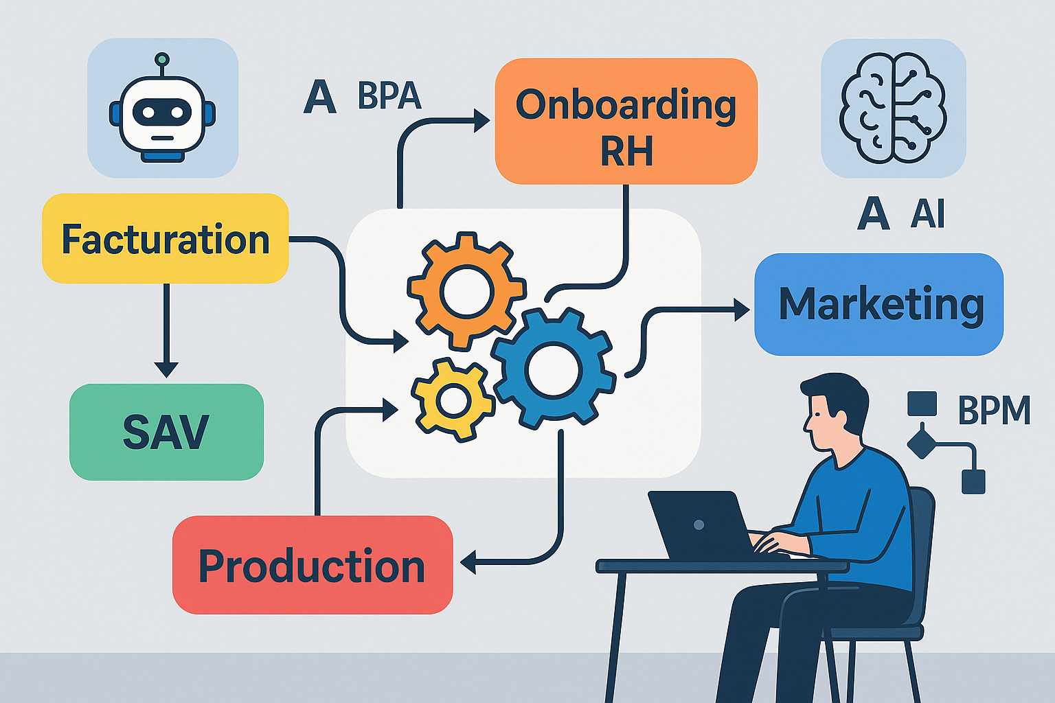 Automatisation des processus métiers : Le guide complet